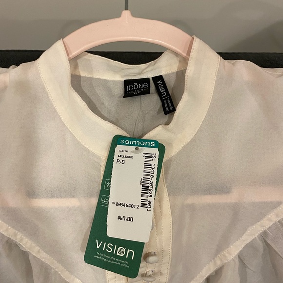 NWT Chiffon Blouse from Simons (Icone). - Picture 3 of 4